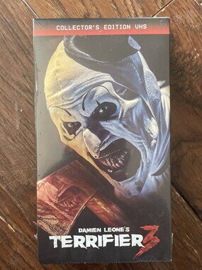 Terrifier 3 Collector’s Edition VHS 2024 Walmart Exclusive Sealed Rare Horror